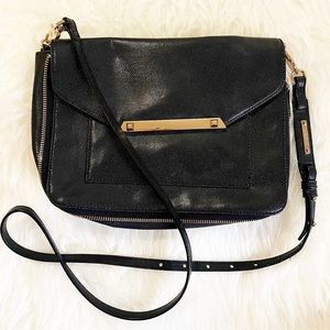 Stella & Dot black crossbody bag